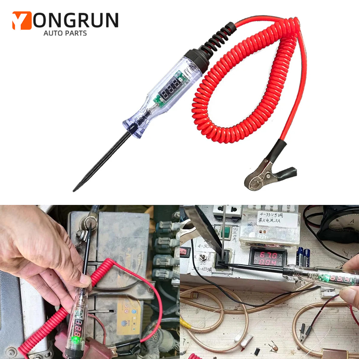 Car Diagnostic Tool - Alat Diagnostik Sirkuit Tampilan Digital Penguji