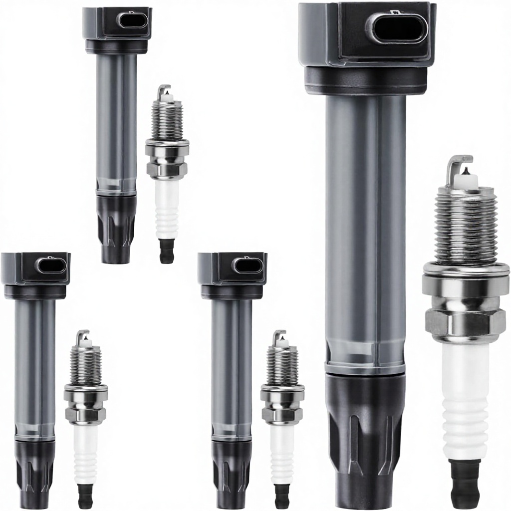 Spark Plug - UF557 Paket Koil Pengapian Set Busi