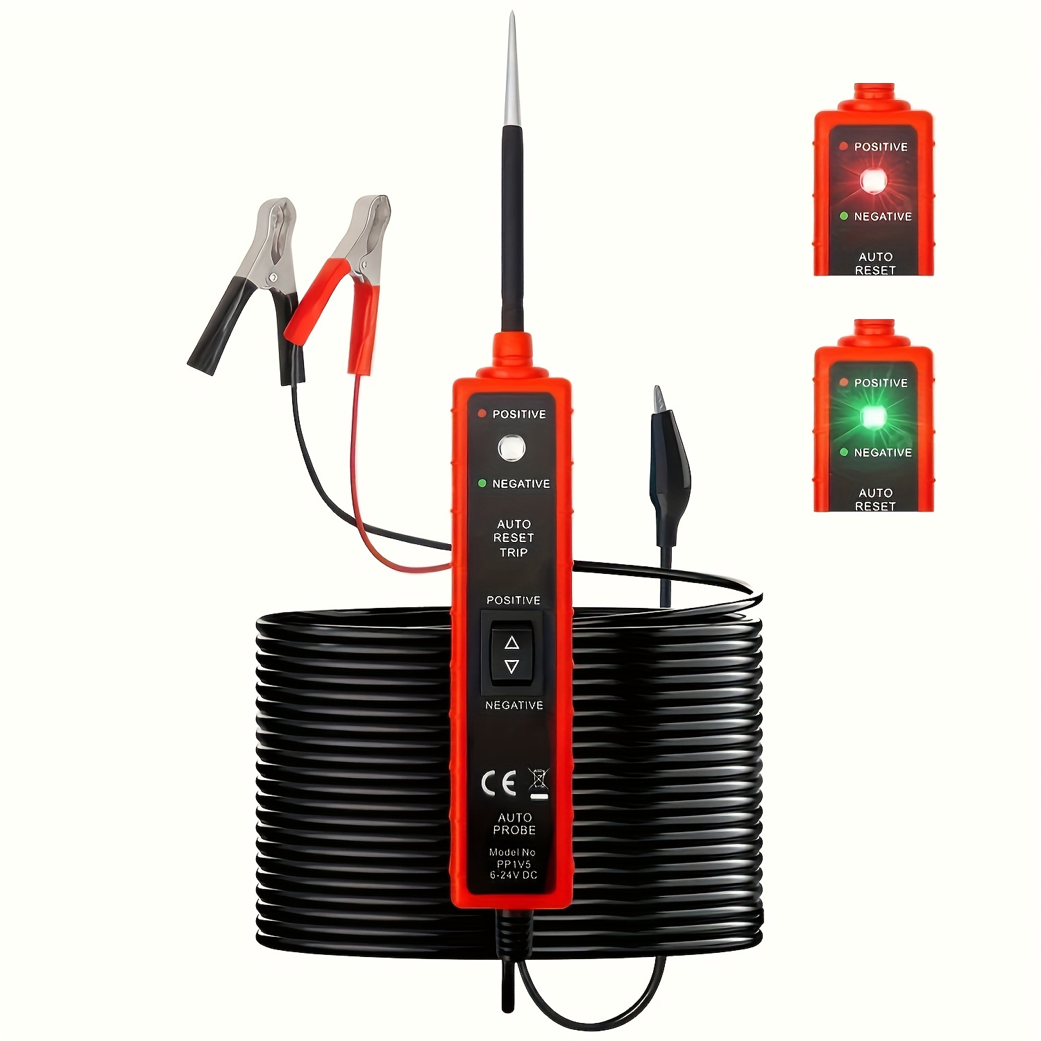 Car Diagnostic Tool - Penguji Sistem Kelistrikan Otomotif Multifungsi 6V-24V