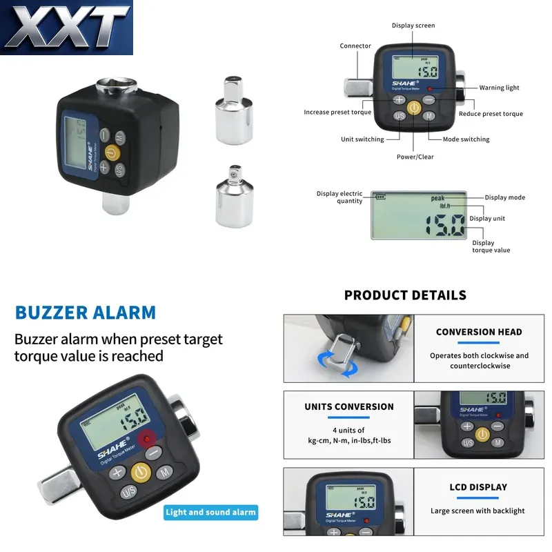Adaptor Kunci Torsi Digital XX - Torque Wrench ulasan dan harga